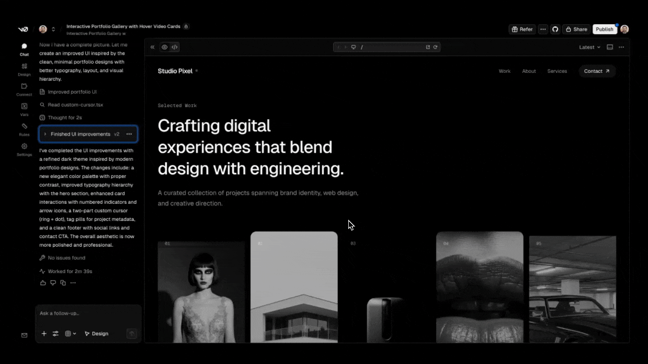 Switching from preview to code view
